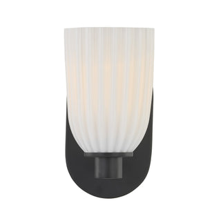 Baldwin One Light Wall Sconce in Matte Black