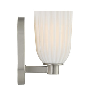 Baldwin One Light Wall Sconce in Satin Nickel