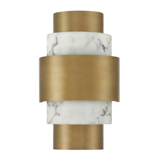 Davenport Two Light Wall Sconce in Antique Patina