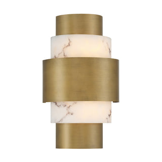 Davenport Two Light Wall Sconce in Antique Patina