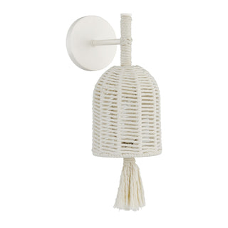 Lunara One Light Wall Sconce in Cotton