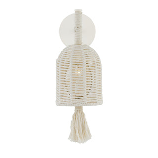 Lunara One Light Wall Sconce in Cotton