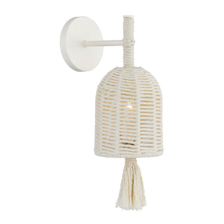 Lunara One Light Wall Sconce in Cotton