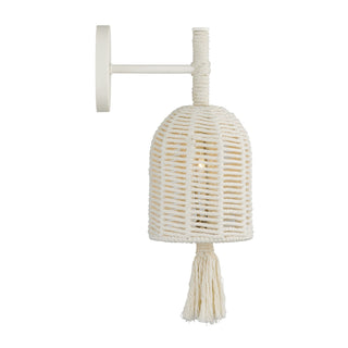 Lunara One Light Wall Sconce in Cotton