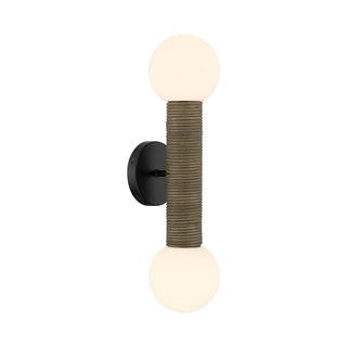 Jarrell Two Light Wall Sconce in Matte Black