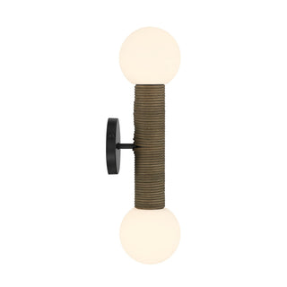 Jarrell Two Light Wall Sconce in Matte Black