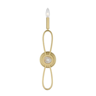 Minette One Light Wall Sconce in Spun Gold