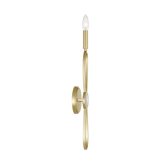 Minette One Light Wall Sconce in Spun Gold