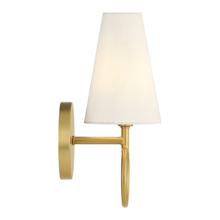 Wilkes One Light Wall Sconce in Warm Brass
