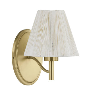 Rosa One Light Wall Sconce in Noble Brass