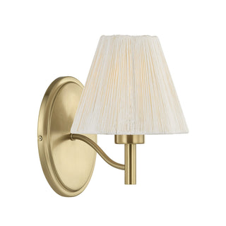 Rosa One Light Wall Sconce in Noble Brass