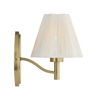 Rosa One Light Wall Sconce in Noble Brass