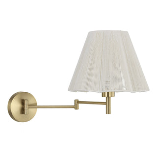 Rosa One Light Wall Sconce in Noble Brass