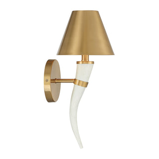 Hearne One Light Wall Sconce in Warm Brass