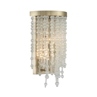 Jeanette Two Light Wall Sconce in Noble Brass