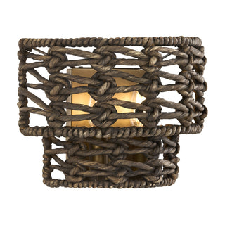 Silencio Two Light Wall Sconce in Riviera Brass