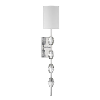 Sebring One Light Wall Sconce in Polished Nickel