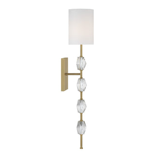 Sebring One Light Wall Sconce in Warm Brass