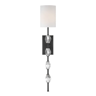 Sebring One Light Wall Sconce in Matte Black