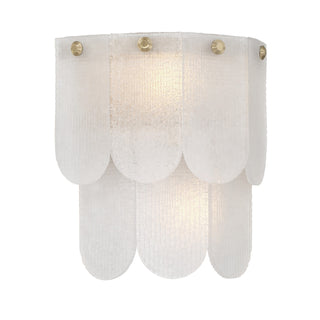 Ashton Two Light Wall Sconce in Noble Brass
