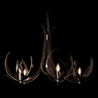 Caribou Caribou 5-Light Chandelier in Dark Smoke
