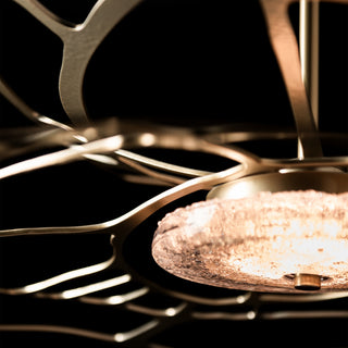 Muse Muse LED Large Pendant in Modern Brass
