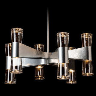 Bellis Bellis 6-Arm 12-Light Round Chandelier in Sterling