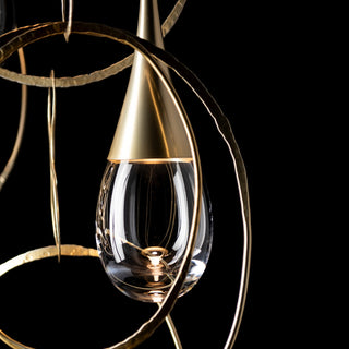 Lyric Lyric 7-Light Linear Pendant in Modern Brass
