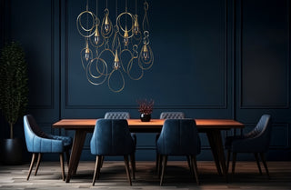 Lyric Lyric 7-Light Linear Pendant in Modern Brass