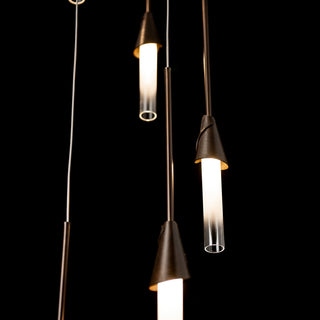 Lilium Lilium 5-Light Round Pendant in Bronze
