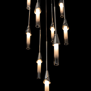 Lilium Lilium 9-Light Round Pendant in Sterling