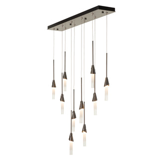 Lilium Lilium 10-Light Linear Pendant in Dark Smoke