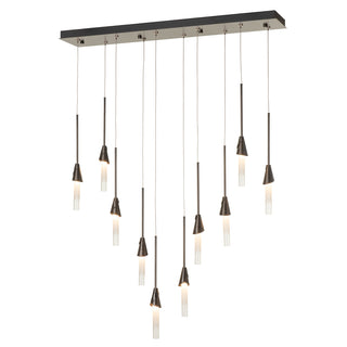 Lilium Lilium 10-Light Linear Pendant in Dark Smoke