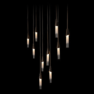 Lilium Lilium 10-Light Linear Pendant in Dark Smoke