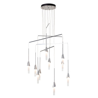 Lilium Lilium 10-Light Mobile Pendant in Sterling
