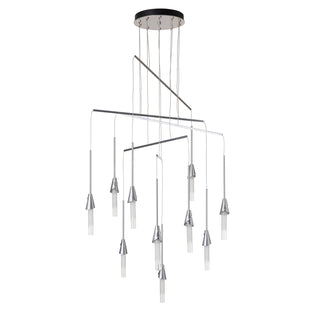 Lilium Lilium 10-Light Mobile Pendant in Sterling