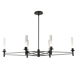 Truss Truss 6-Arm Linear Chandelier in Black