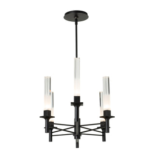 Truss Truss 6-Arm Linear Chandelier in Black