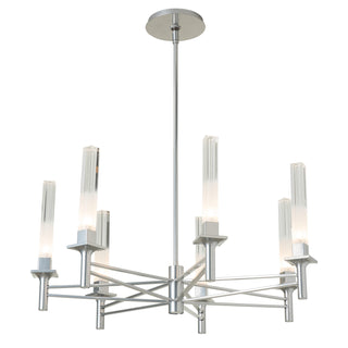 Truss Truss 7-Arm Round Chandelier in Sterling