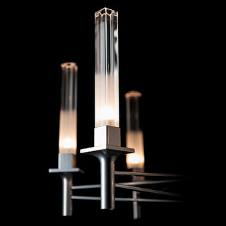 Truss Truss 7-Arm Round Chandelier in Sterling