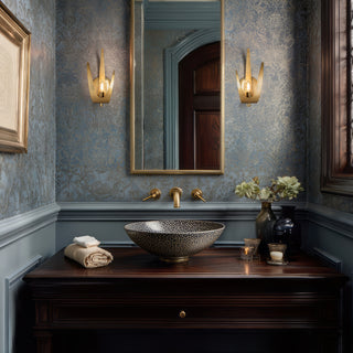 Caribou Caribou 1-Light Sconce in Modern Brass