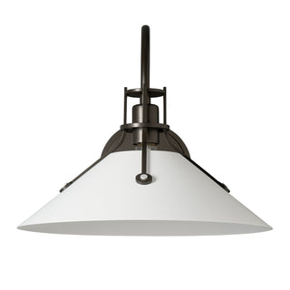 Henry Henry Large Metal Shade Sconce in Dark Smoke