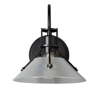 Henry Henry Large Glass Shade Sconce in Black