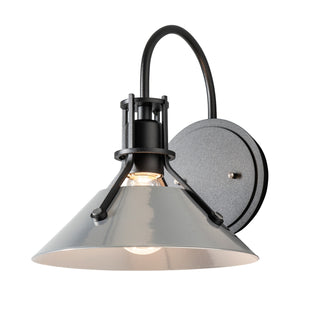 Henry Henry Large Glass Shade Sconce in Black