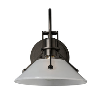 Henry Henry Small Glass Shade Sconce in Oil Rubbed Bronze