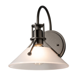 Henry Henry Small Glass Shade Sconce in Oil Rubbed Bronze