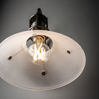 Henry Henry Small Glass Shade Sconce in Oil Rubbed Bronze