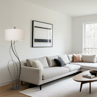 Sway Sway Floor Lamp in Dark Smoke
