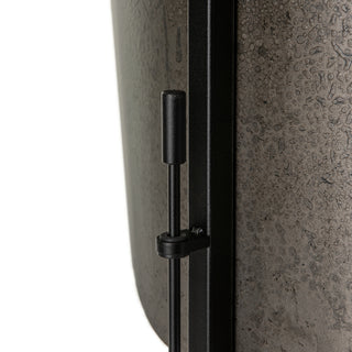 Shield Shield Tall Floor Lamp in Black