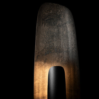 Shield Shield Tall Floor Lamp in Black